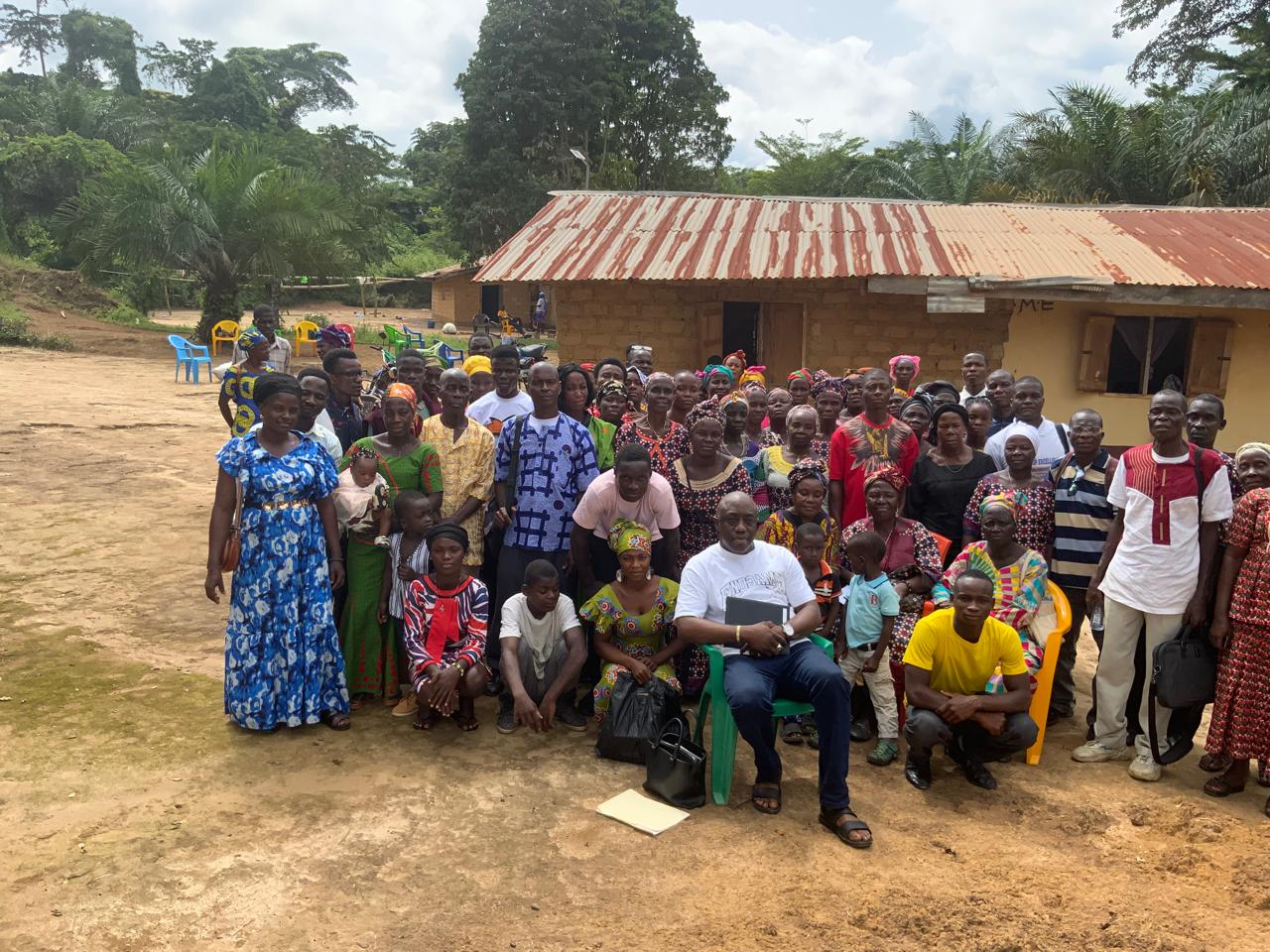 Rev. Dr. Attah in Rural Liberia
